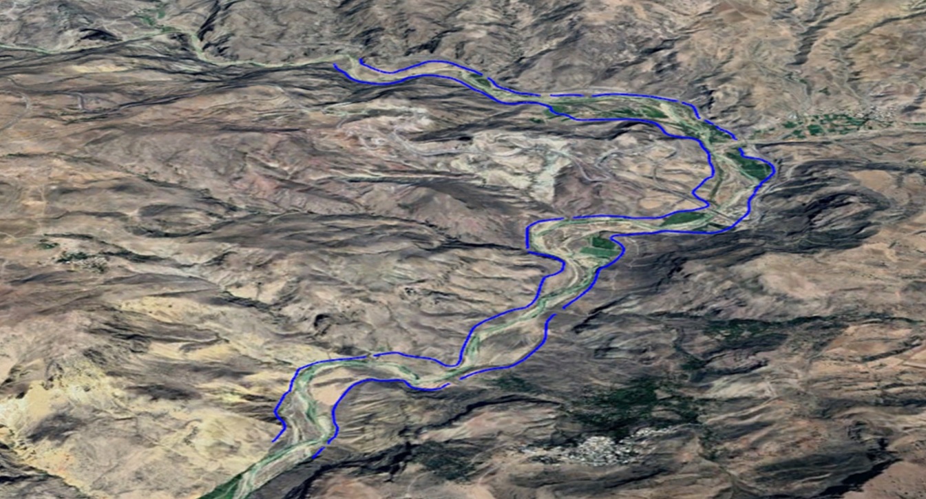 حدود بستر و حریم رودخانه قزل اوزن در محدوده شهرستان خلخال تعیین می شود
